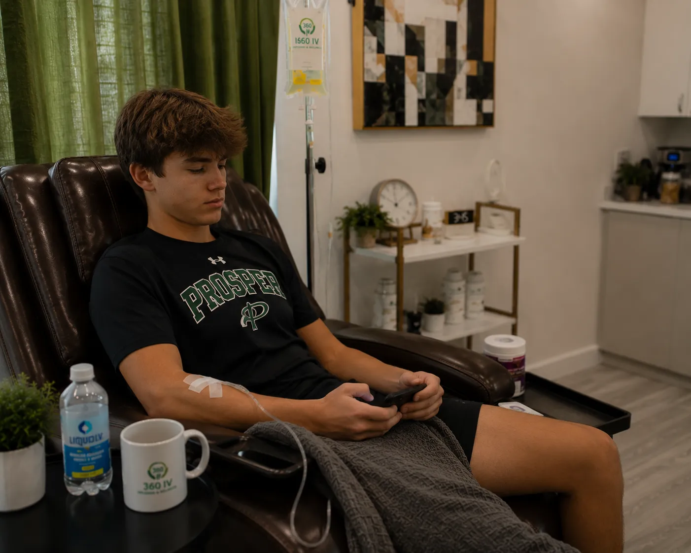 IV hydration recovery therapy near Prosper ISD Children's Health Stadium