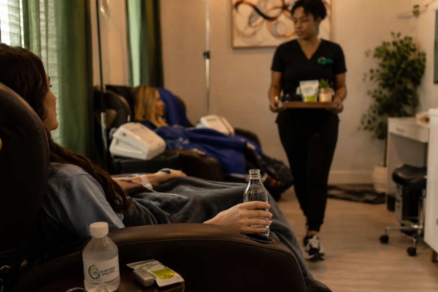 Wellness center and compression therapy at 360 IV Infusion and Wellness in Prosper TX