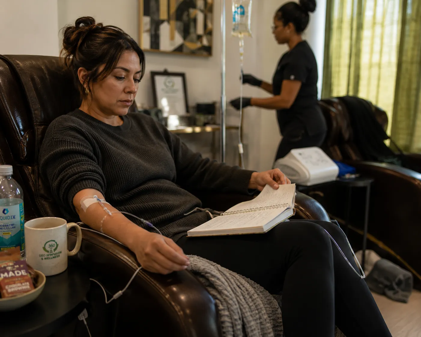 Proactive NAD+ wellness therapy for burnout prevention at 360 IV Infusion and Wellness Prosper