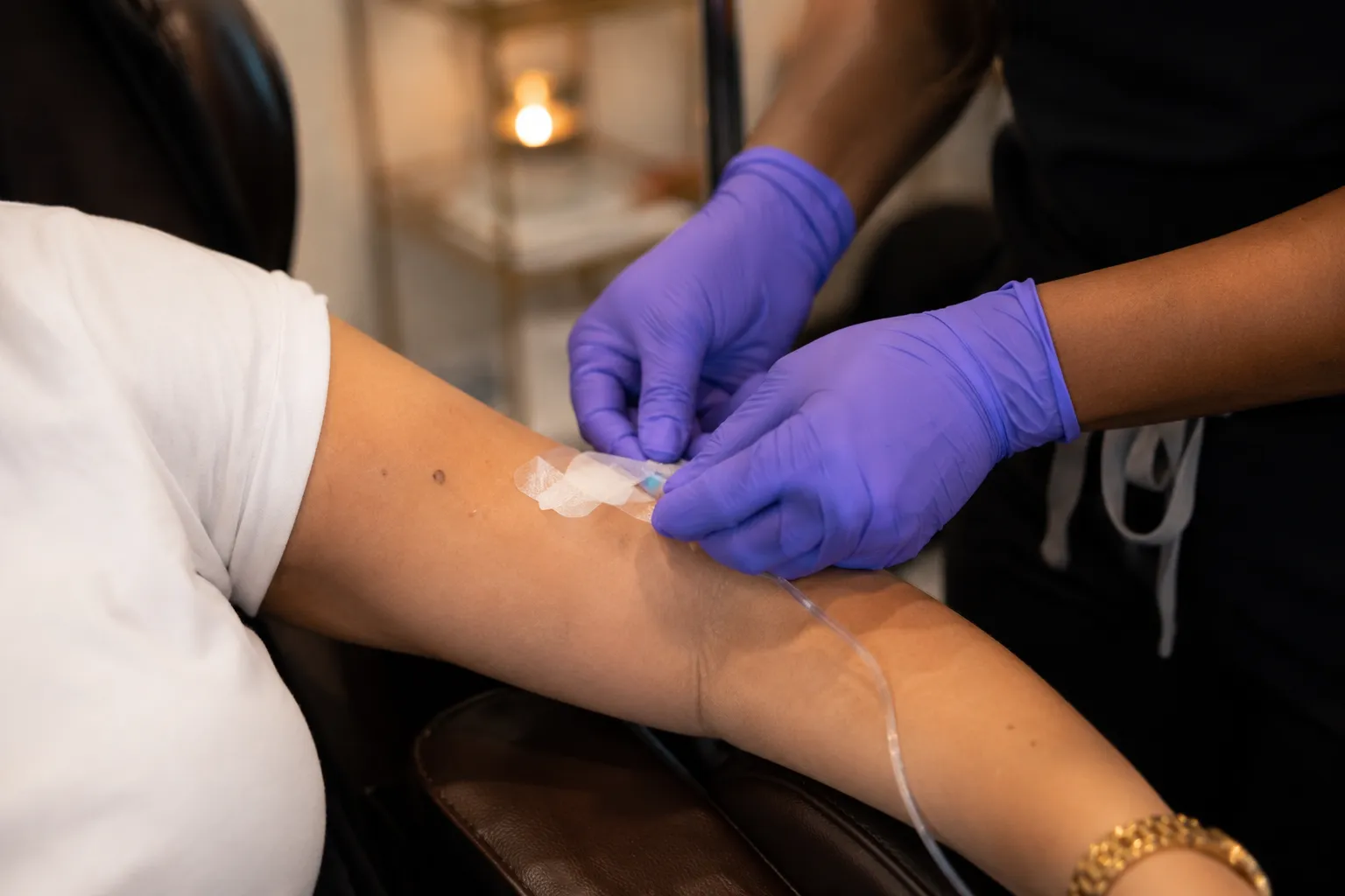 IV therapy session at 360 IV Infusion and Wellness in Prosper TX