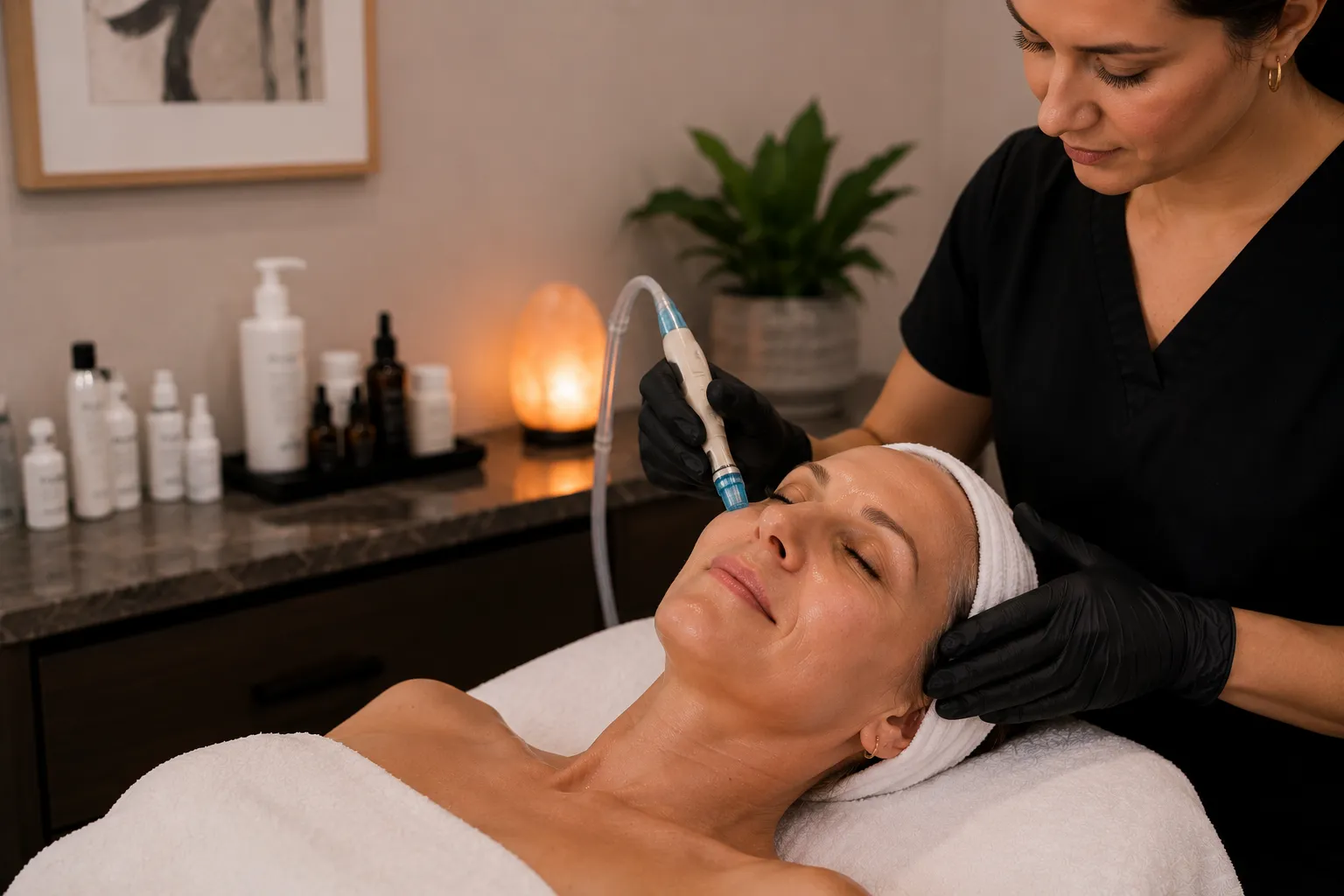 Anti-aging facial treatment at 360 IV Infusion and Wellness in Prosper TX