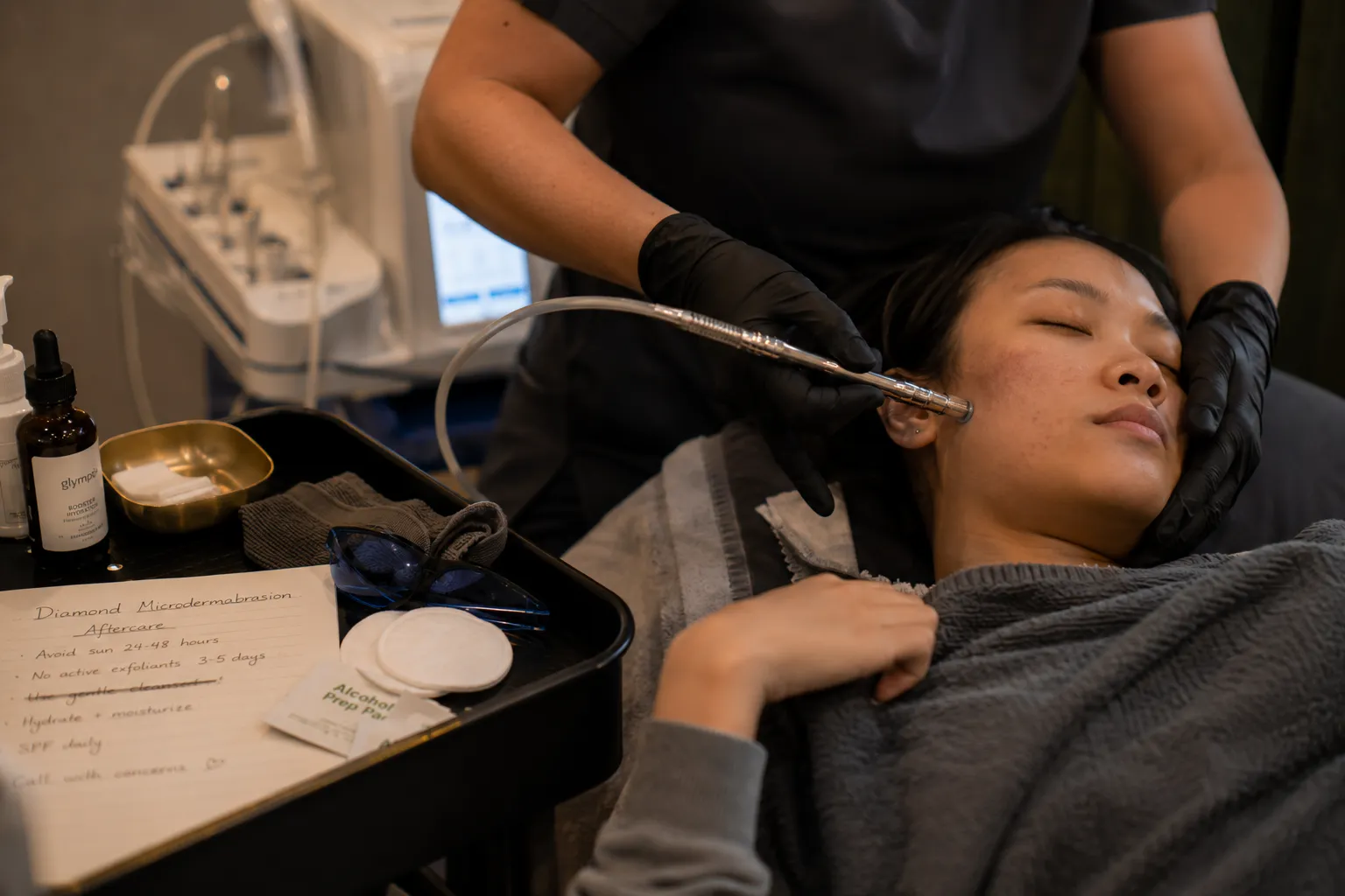 Diamond Microdermabrasion treatment at 360 IV Infusion and Wellness in Prosper TX