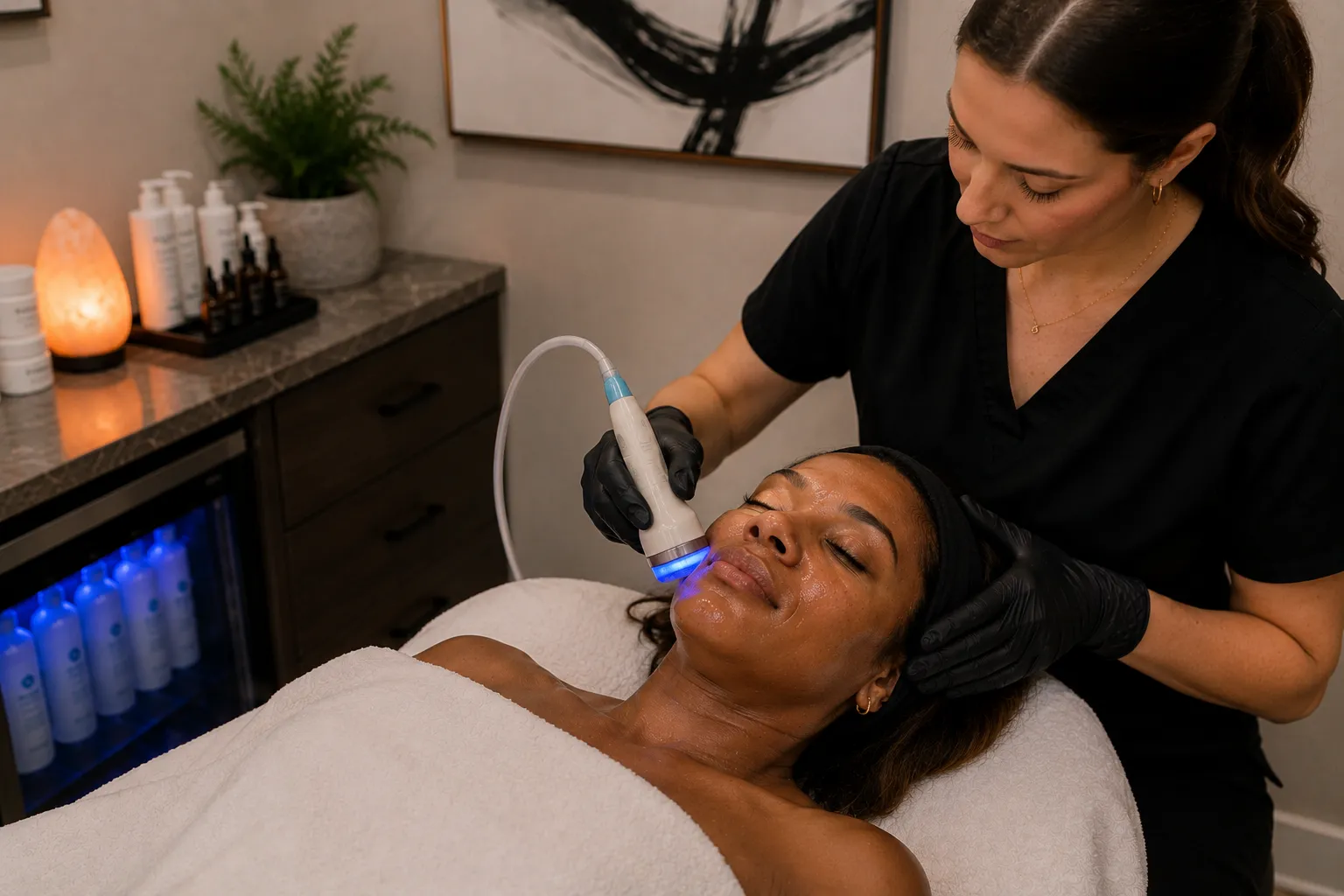 RF Skin Tightening treatment at 360 IV Infusion and Wellness skin care clinic in Prosper TX