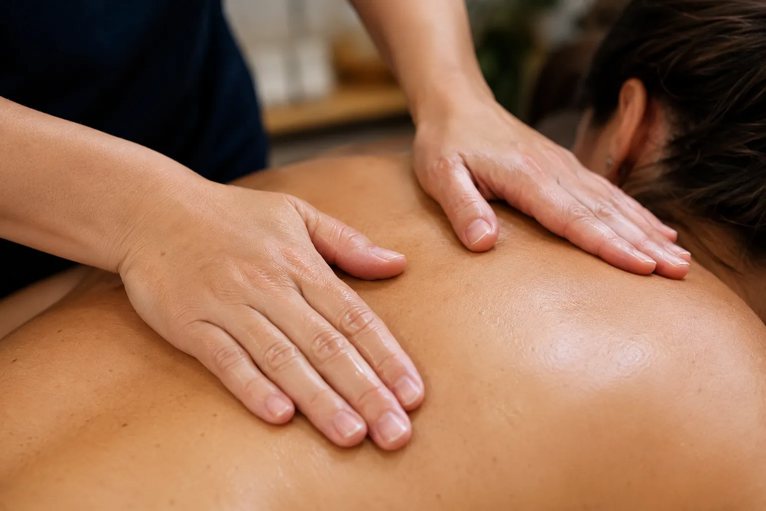 Swedish massage session at 360 IV Infusion and Wellness in Prosper TX with red light therapy