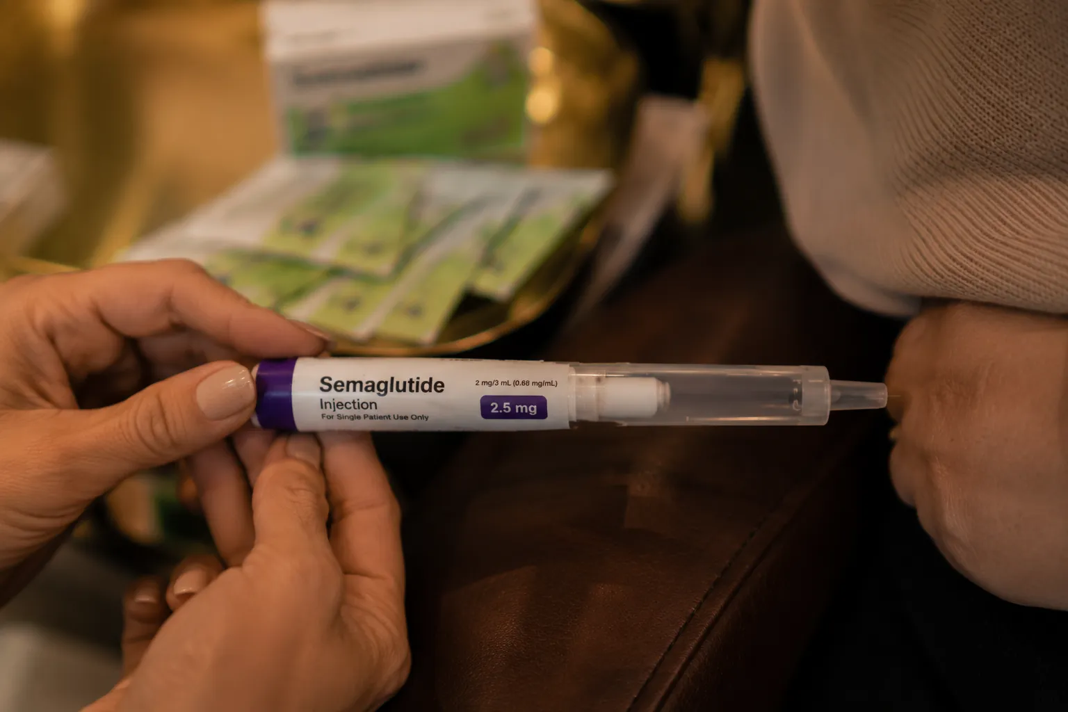 Semaglutide injection vial for medical weight loss at 360 IV Infusion and Wellness in Prosper TX